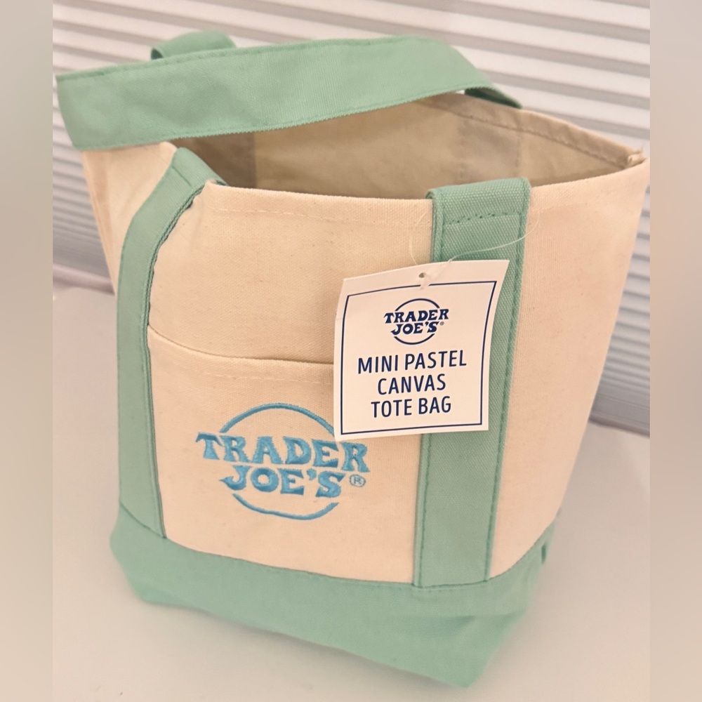 GREEN TraderJoe’s Mini Tote  NWT